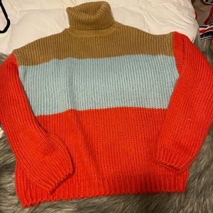 Color block sweater!